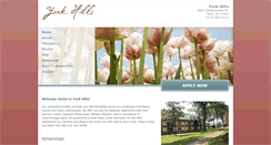 Desktop Screenshot of liveatyorkhills.com